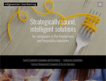 Tablet Screenshot of edgewatermarketing.com
